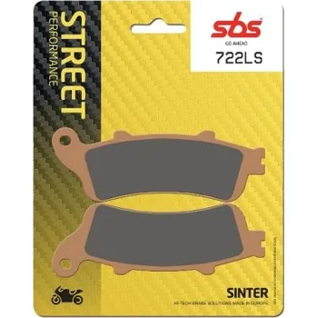 Brzda pro motocykl SBS Friction - Dánsko 722LS sintrované brzdové destičky SBS