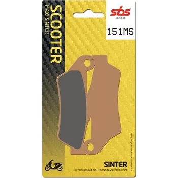 Brzda pro motocykl SBS Friction - Dánsko 151MS sintrované brzdové destičky SBS pro skútry