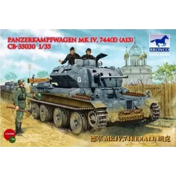 Plastikový model Bronco 1/35 Panzerkampfwagen Mk IV, 744(E) (A13)