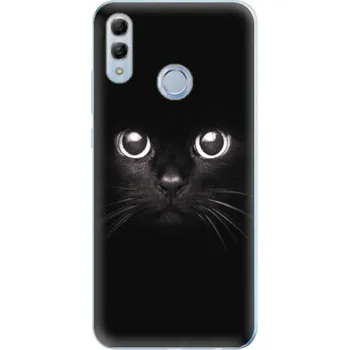 Pouzdro na mobilní telefon Odolné silikonové pouzdro iSaprio - Black Cat - Huawei Honor 10 Lite