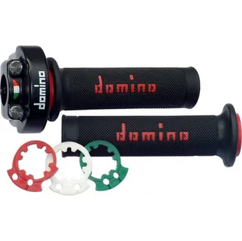 Motodíl DOMINO - Itálie DOMINO rychloplyn XM2 4T Racing provedení: černý s gripy