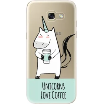 Pouzdro na mobilní telefon Odolné silikonové pouzdro iSaprio - Unicorns Love Coffee - Samsung Galaxy A5 2017