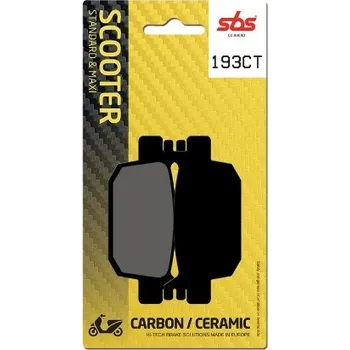 Brzda pro motocykl SBS Friction - Dánsko 193CT brzdové destičky SBS pro skútry
