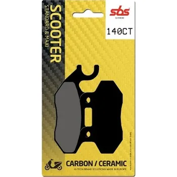 Brzda pro motocykl SBS Friction - Dánsko 140CT brzdové destičky SBS pro skútry
