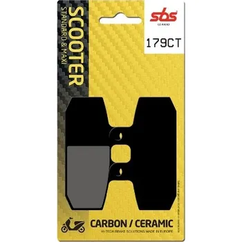 Brzda pro motocykl SBS Friction - Dánsko 179CT brzdové destičky SBS pro skútry