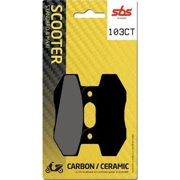 Brzda pro motocykl SBS Friction - Dánsko 103CT brzdové destičky SBS pro skútry
