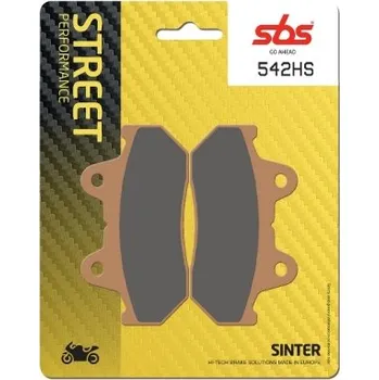 Brzda pro motocykl SBS Friction - Dánsko 542HS sintrované brzdové destičky SBS
