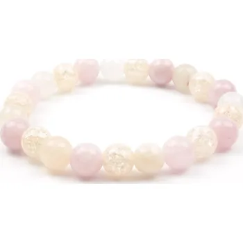 Náramek Moni - náramek křišťál kunzit avanturín