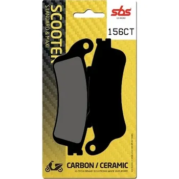 Brzda pro motocykl SBS Friction - Dánsko 156CT brzdové destičky SBS pro skútry