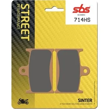 Brzda pro motocykl SBS Friction - Dánsko 714HS sintrované brzdové destičky SBS