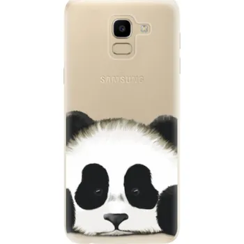 Pouzdro na mobilní telefon Odolné silikonové pouzdro iSaprio - Sad Panda - Samsung Galaxy J6