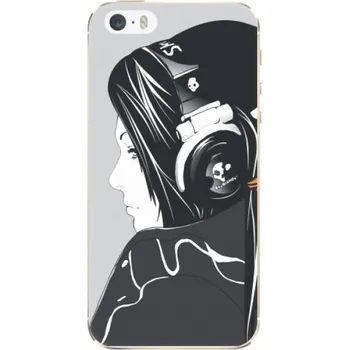 Telefonní příslušenství Odolné silikonové pouzdro iSaprio - Headphones - iPhone 5/5S/SE