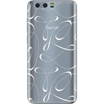 Pouzdro na mobilní telefon Silikonové pouzdro iSaprio - Fancy - white - Huawei Honor 9