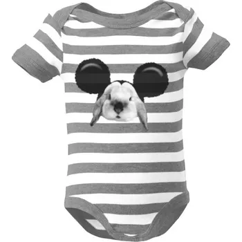 Kojenecký body Dětské body s potiskem Bunny mouse dětské