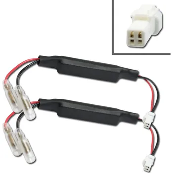 Osvětlení pro motocykl HS MOTO - Německo Ducati, KTM, MV Agusta, Suzuki kabelový adaptér s odporem pro blinkry