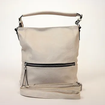 Kabelka Středně velká béžová kabelka na rameno i crossbody ROMINA & CO D167/20