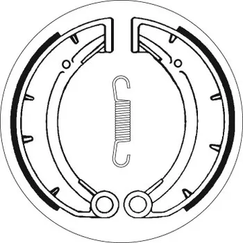 Brzda pro motocykl SBS Friction - Dánsko 2172 brzdové obložení SBS pro motocykly