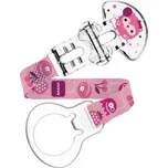 MAM Clip Monster pásek na dudlík růžový