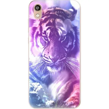 Pouzdro na mobilní telefon Odolné silikonové pouzdro iSaprio - Purple Tiger - Huawei Honor 8S