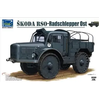 Plastikový model Riich models 1/35 Skoda RSO-Radschlepper Ost