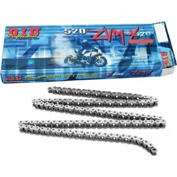 Řetězová sada pro motocykl DID - Japonsko 120čl. řetěz DID typ 520ZVMX černý