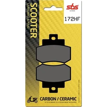 Motodíl SBS Friction - Dánsko 172HF keramické brzdové destičky SBS pro motocykly