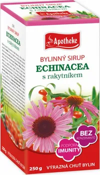 Přírodní produkt Apotheke Sirup Echinacea s rakytníkem 250 g