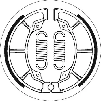 Brzda pro motocykl SBS Friction - Dánsko 2019 brzdové obložení SBS pro motocykly