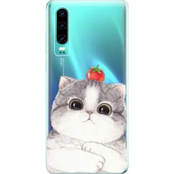 Pouzdro na mobilní telefon Odolné silikonové pouzdro iSaprio - Cat 03 - Huawei P30