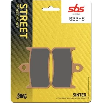 Brzda pro motocykl SBS Friction - Dánsko 622HS sintrované brzdové destičky SBS