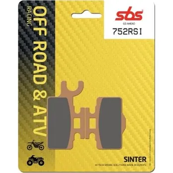 Brzda pro motocykl SBS Friction - Dánsko 752RSI závodní brzdové destičky SBS