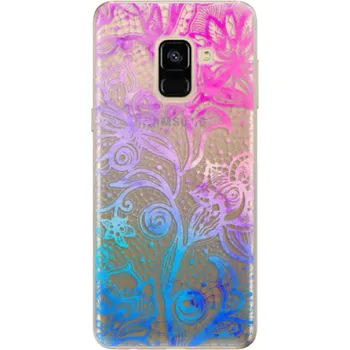 Pouzdro na mobilní telefon Odolné silikonové pouzdro iSaprio - Color Lace - Samsung Galaxy A8 2018