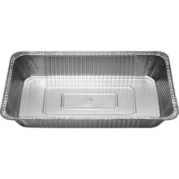 Jednorázové nádobí Mísa GASTRO 1/1 hranatá (ALU) 32,6 x 52,7 x 8 cm 79711