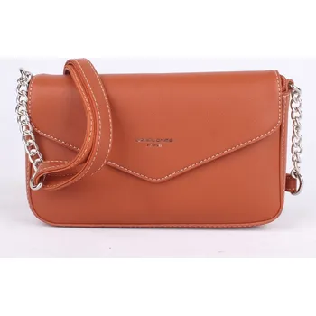 Kabelka Dámská malá crossbody kabelka David Jones CM5473 tmavěoranžová | KabelkyproVas.cz