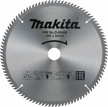 Pilový kotouč Makita D-65408 260 mm