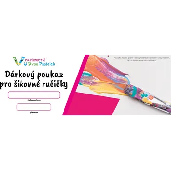 Dárkový potravinový koš Dárkový poukaz- VOUCHER - Pro šikovné ručičky Hodnota dárkového poukazu: 300, Forma poukazu: tištěný