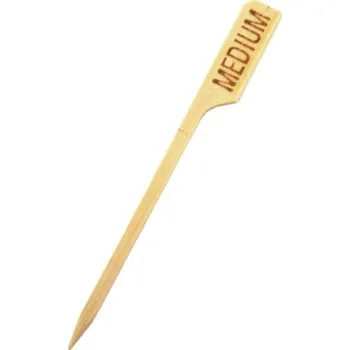 Jednorázové nádobí Napichovátka steak "MEDIUM" (Bambus) 9 cm 66748