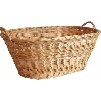 Koš na prádlo Proutěný koš na prádlo 60 cm