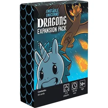Desková hra TeeTurtle Unstable Unicorns Dragons Expansion