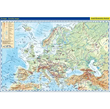 Evropa: příruční mapa - Kartografie Praha (2018) Evropa: příruční mapa - Kartografie Praha (2018)
