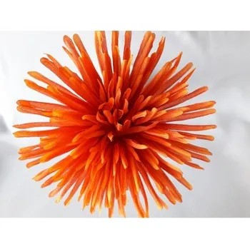 umělá květina Chryzantéma vazbová jehlicová FS016/ Oranžovo-hnědá