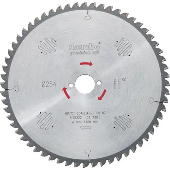 Pilový kotouč Metabo HW/CT 628046000 250 mm