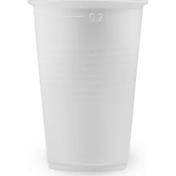 Jednorázové nádobí Kelímek bílý 0,2 l (PP) Ø 70 mm 73202