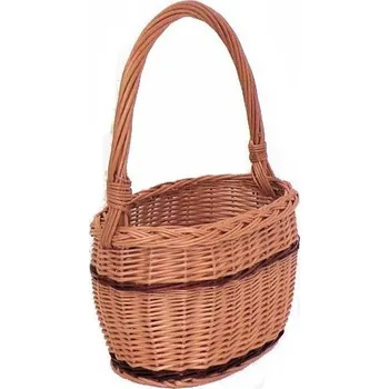 Nákupní košík Proutěný košík velikonoční oválný