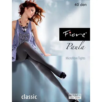 Dámské punčochy Fiore Paula 40 den Punčochové kalhoty brown-hnědé 2-S (punčochové kalhoty hladké z mikrovlákna-matné)