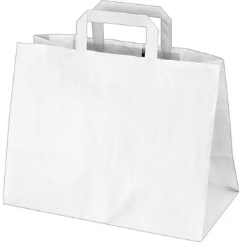 Dárková taška Papírové tašky bílé (PAP) 32 x 16 x 27 cm 47032