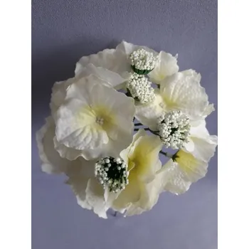 umělá květina Hortenzie vazbovka L036/CREAM YELLOW