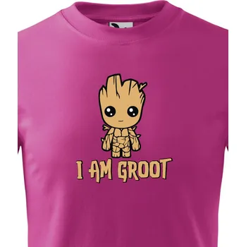Chlapecké tričko Dětské tričko Groot z filmu Strážci galaxie 2, Barva Purpurová, Velikost 158 cm/12 roků, Canvas Dětské tričko Bezvatriko.cz 1