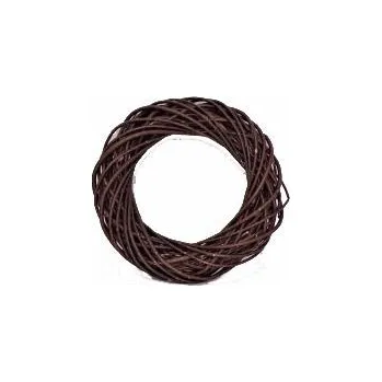 Proutěný věnec z neloupaného proutí průměr 25 cm
