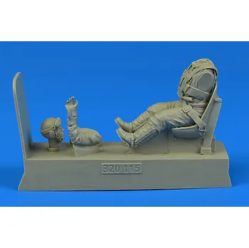 Plastikový model Aerobonus 1/32 German Luftwaffe Pilot for Bf 109 with seat